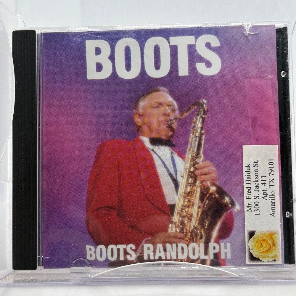 Boots Randolph Boots‎ CD 1990 Clyde Records CCD-7001 Yakety Sax Saxophone Jazz